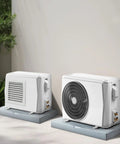 Sturdy Outdoor Mini Split Pad For 9000 To 36000 BTU Ductless AC Heat Pump Systems 38 By 18 By 3 Inch Anti Vibration Pad Easy Install
