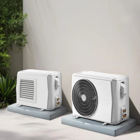 Sturdy Outdoor Mini Split Pad For 9000 To 36000 BTU Ductless AC Heat Pump Systems 38 By 18 By 3 Inch Anti Vibration Pad Easy Install