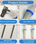 Dead Simple Steam Probe Set With Premium O Rings For Home Barista upgrades, showcasing durable titanium wands and blue rubber rings.