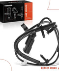 Rear Abs Wheel Speed Sensor For Chevy Traverse Buick Enclave Gmc Acadia Saturn Outlook V6 3.6L with connectors and wiring.