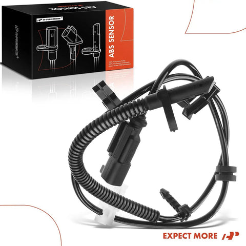 Rear Abs Wheel Speed Sensor For Chevy Traverse Buick Enclave Gmc Acadia Saturn Outlook V6 3.6L with connectors and wiring.