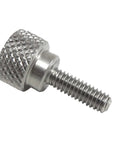 Diamond Knurled Thumb Screws 8-32 By One Half Inch 303 Stainless Steel With Shoulders Right Hand Threads Flat Tip Uncoated Set Of 10