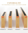 Heavy Duty Floating Shelf Brackets With Reusable All Metal Jigs For Pros And DIYers, supports wood from 1.75 to 4 inches.