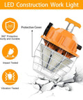 150W LED Temporary Work Light With 24,750 Lumens Beast Bright Daylight 5000K for Construction Job Sites IP65 in protective cage