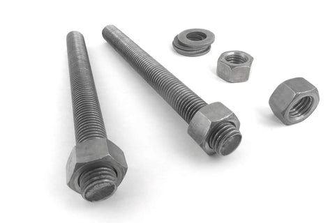 Heavy Duty Vise Hardware Kit For Dual Screw Vise Projects With 8 Inch 3/4-10 Threaded Rods, 4-1/2 Inch Cast Knobs, And 3/4 Inch Nuts And Washers, Ideal Woodworking Bench Clamp Set For Stable Board Holding And Quick Adjustments