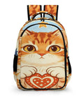 Patriotic Tabby Printed Backpack Dope Everyday Carry Unisex Large Capacity Daypack Durable Polyester Breathable Comfort Straps