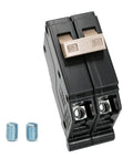 Slick Heavy Duty 2 Pole 50 Amp Circuit Breaker Replacement For Home Load Center Panels Plug And Play Electrical Module Swap Straightforward Rock Solid Thermal Magnetic 10 Kaic with copper connectors