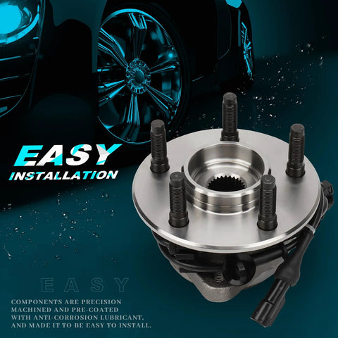 4WD Front Wheel Bearing And Hub Assembly 515003 Fits Ford Explorer 1995 To 2001 Explorer Sport 2001 To 2003 Explorer Sport Trac