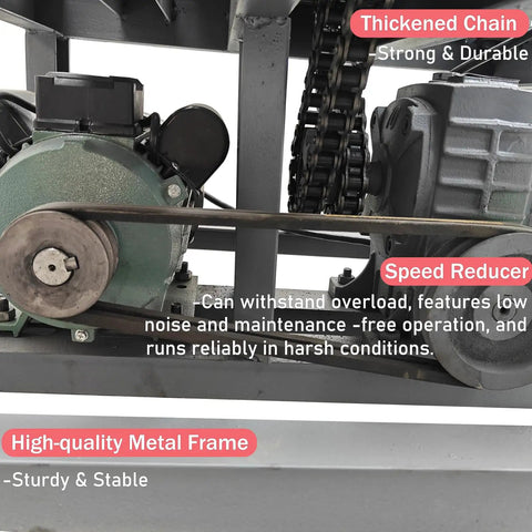 Yokoma Electric Tube Pipe Bender Machine With 15 Round And 9 Square Dies 2.2KW 3HP Motor showing metal frame and electric motor detail.
