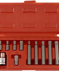 XZN Triple Square Socket Set 11 Pc Long And Short 12 Point CrV Steel Spline Bits For European Cars Like VW Audi BMW Mercedes Porsche VAG Tools