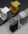 Heavy Duty Door Catch Secures Barns And Garages Easy Install Aluminum Lock For Privacy Bathroom Windows Home Safety Upgrade That Slays, four colors displayed.