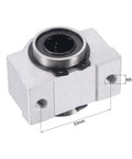 Premium Double Seal Linear Ball Bearing Slide Blocks 33mm size aluminum design for 13mm shafts with M5 threaded holes.