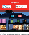 Zigbee Smart Bulb With Built In Hub BR30 Dimmable Flood Light Soft White 2700K 10 Pack home lighting with Alexa, Google integration