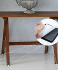 Eight Pack Self Stick Furniture Sliders Brown Square Self Adhesive Carpet Sliders Furniture Moving Pads Glides for Tables