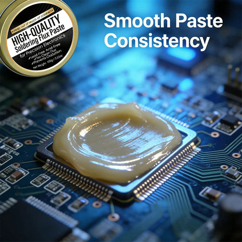 Precision Soldering Flux Paste For Electronics No Clean Rosin Flux Lead Free Prevents Oxidation And Improves Solder Flow PCB