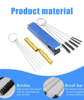 Carburetor Cleaning Kit With Torch Tip Cleaner 13 Cleaning Lines 5 Cleaning Needles 5 Nylon Brushes 1 Sharp Pick