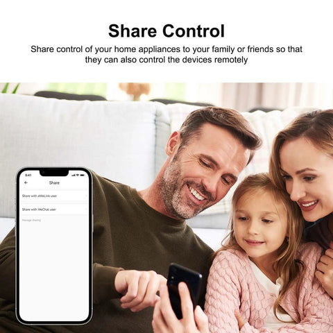 Family using WiFi Smart Light Switch 2.4GHz Touch Wall Switch With Plug And Play Ease That Plays Nice With Alexa And Google Home