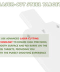 Heavy Duty AR500 Steel Targets For Shooting Range Torso Silhouette Target Metal Gong For Rifle And Pistol Practice