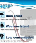 4 Pack Photocell Thermal Type Light Sensor Stem Mount Dusk To Dawn Hardwired Switch for Outdoor Lighting features rain proof, wear-resistant, low consumption.