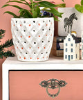 Gotta Love The Vintage Charm On These Antiqued Brass Cabinet Pulls Super Tough Zinc Alloy Drawer Handles To Spruce Up Your Home And Kitchen Solid Build Ten Piece Set Includes Screws on a pink drawer.
