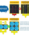 Diagram of Rugged Heavy Duty Modular Oil Spill Containment Tray With Drain Outlet for proper forklift operation with paint buckets.