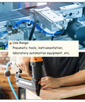 Rock Solid Pu Polyurethane Pneumatic Tubing For Air Compressors Hella Durable Flexible Air Line Hose Built Tough For The Daily Grind, used with a nail gun and machinery.