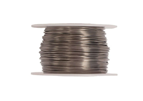 Side view of Quad Eutectic Silver Solder Wire With Rosin Flux One Quarter Pound Roll for conductivity joints in electronics.