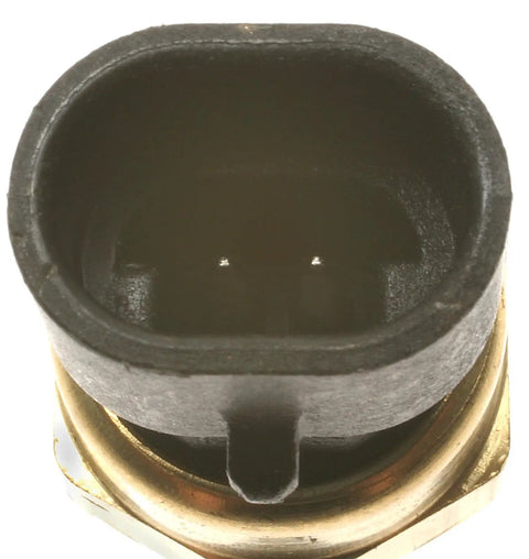 Premium Engine Coolant Temperature Sensor Replacement For Cars And SUVs, Pro Grade Aftermarket Part With Reliable Temperature Readouts, Easy Install, Durable OEM Style Fit For 213-4514 19236568, close-up connector view
