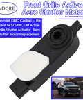 Front Grille Active Aero Shutter Motor Seriously Tough Replacement For Chevy Gmc Cadillac Rigs Getting Airflow Fully Sorted Fast Upgrading Engine Cooling Hella Dependable Direct Bolt On Part 84375398, black motor with white cover.