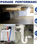 Installation of One And A Half Inch Sanitary Waste Valve Kit With Self Sealing Membrane for RV sinks and toilets.