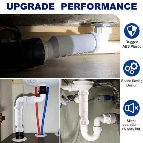 Installation of One And A Half Inch Sanitary Waste Valve Kit With Self Sealing Membrane for RV sinks and toilets.
