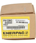 Repair Kit For PA-133K3 Hydraulic System Tool With Replacement Parts box showing labels and Enerpac branding.