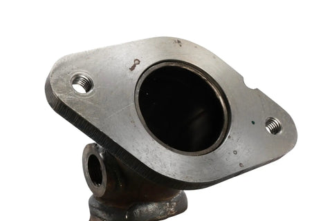 GM Three Way Catalytic Converter Kit With Front Exhaust Manifold Pipe metallic flange close-up