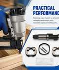Heavy Duty Pneumatic Impact Wrench Hammer Head Replacement Kit For Ingersoll Rand 2135 Series Half Inch Anvil and seals in use.