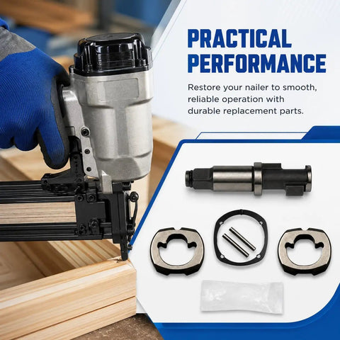 Heavy Duty Pneumatic Impact Wrench Hammer Head Replacement Kit For Ingersoll Rand 2135 Series Half Inch Anvil and seals in use.