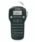 Badass Portable Label Maker Featuring Authentic Qwerty Keyboard And Rapid Response Touch Keys in sleek black with display and keys.