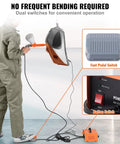 Vevor 50Kv Electrostatic Powder Coating Kit With Foot Switch And Spray Gun For Home Diy Projects, showcasing dual switches and foot pedal.