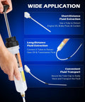 Orion Motor Tech 200mL manual fluid extractor and filler syringe with tubing for automotive fluids