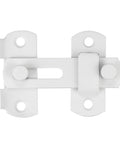 4 Pack Matte White Stainless Steel Barn Door Latches 2.75 Inch By 2.02 Inch Sliding Gate Lock Bi Fold Door Latch