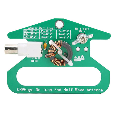 End Fed Half Wave Antenna Module Portable Assembly For Machines 10W No Tune Robust One-Piece Molded Design With Superior Heat Dissipation
