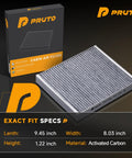 Activated Carbon Cabin Air Filter With Easy Install For Chevy GMC Trucks And SUVs Like Silverado Sierra Equinox Malibu Colorado