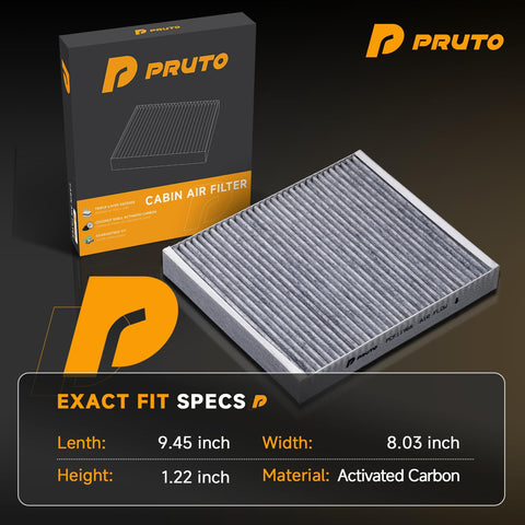 Activated Carbon Cabin Air Filter With Easy Install For Chevy GMC Trucks And SUVs Like Silverado Sierra Equinox Malibu Colorado