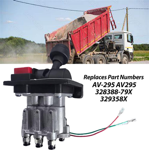PTO Hoist Air Shift Control Valve With Push To Connect Fittings For Dump Truck Tipper Hydraulic System With PTO Switch Fits Apsco K90 AV-295 Style Replacement
