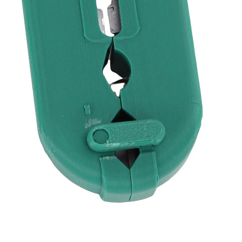 Mavaol Compact Wire Stripper Tool For Electrical Projects Precise Stripping for 8 10 12 14 16 AWG Cables, green plastic design.