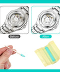 Pro Grade Watch Cleaning Putty Kit For Precision Movement Cleanup And Dial Dust Removal with willow sticks and adhesive tools
