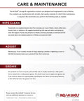 Care and maintenance guide for Top Shelf Wood Five Shelf D Shaped Lazy Susan With Slick Chrome Spin Hub And Heavy Duty Telescoping Post.