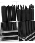 Cylindrical Punch Tool Set With Transfer Punch Kit Oxide Finish For Durability Pro Grade For Machinists And Home Projects
