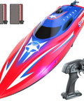 Full Proportional Remote Control Boat for Kids and Adults, 20MPH Plus High Speed Waterproof RC Boat with remote and batteries