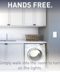 Radiant 600W Occupancy Motion Sensor Light Switch With Auto On Auto Off, 180 Degree Coverage in modern laundry room