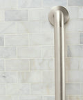 24 Inch Stainless Steel Handicap Grab Bar For Bathtub And Shower With Slip Resistant Peened Texture, Supports Up To 500 Lbs